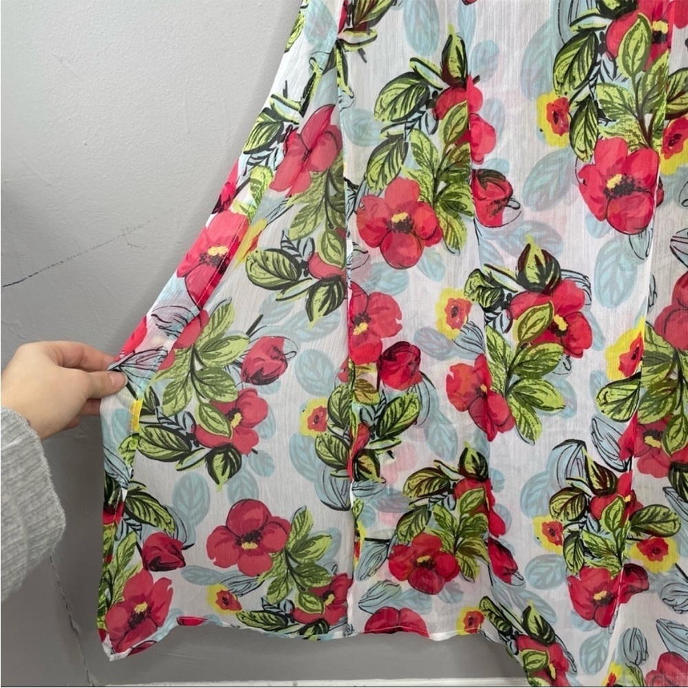 OLSENBOYE Floral Print Ruffle Maxi Dress - Picture 4 of 9